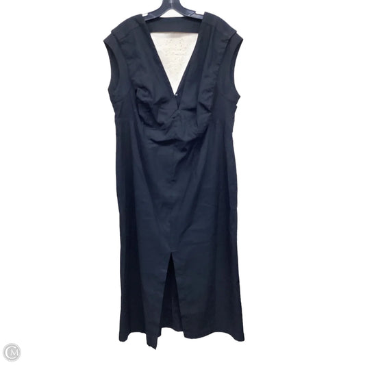 Dress Casual Maxi By Anthropologie In Black, Size: 2x