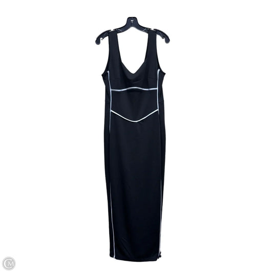 Dress Party Long By Clothes Mentor In Black, Size: L