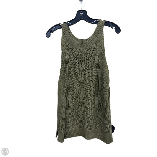 Top Sleeveless By Nine West In Green, Size: L