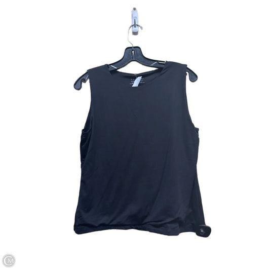 Top Sleeveless By Tahari By Arthur Levine In Black, Size: L