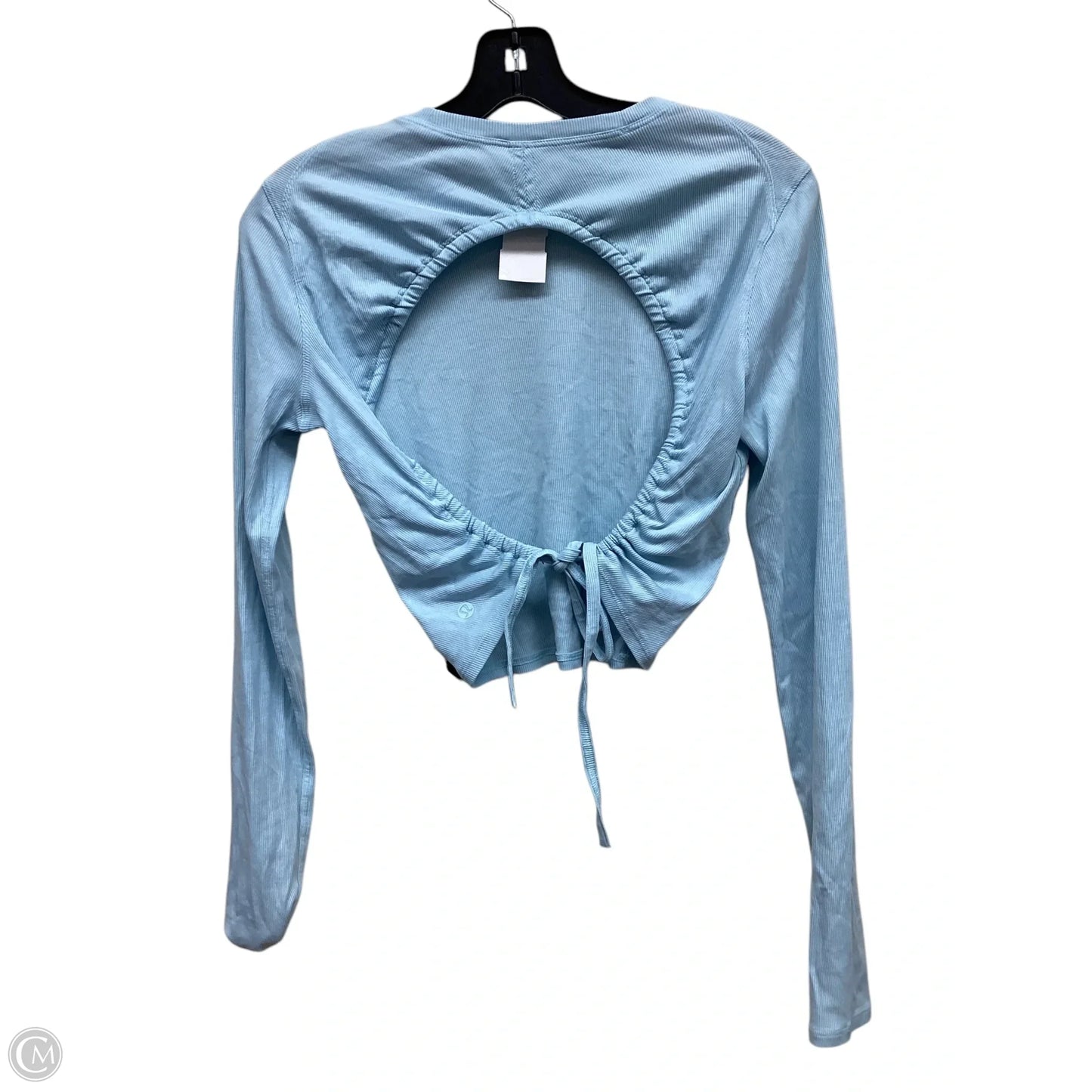 Athletic Top Long Sleeve Crewneck By Lululemon In Blue