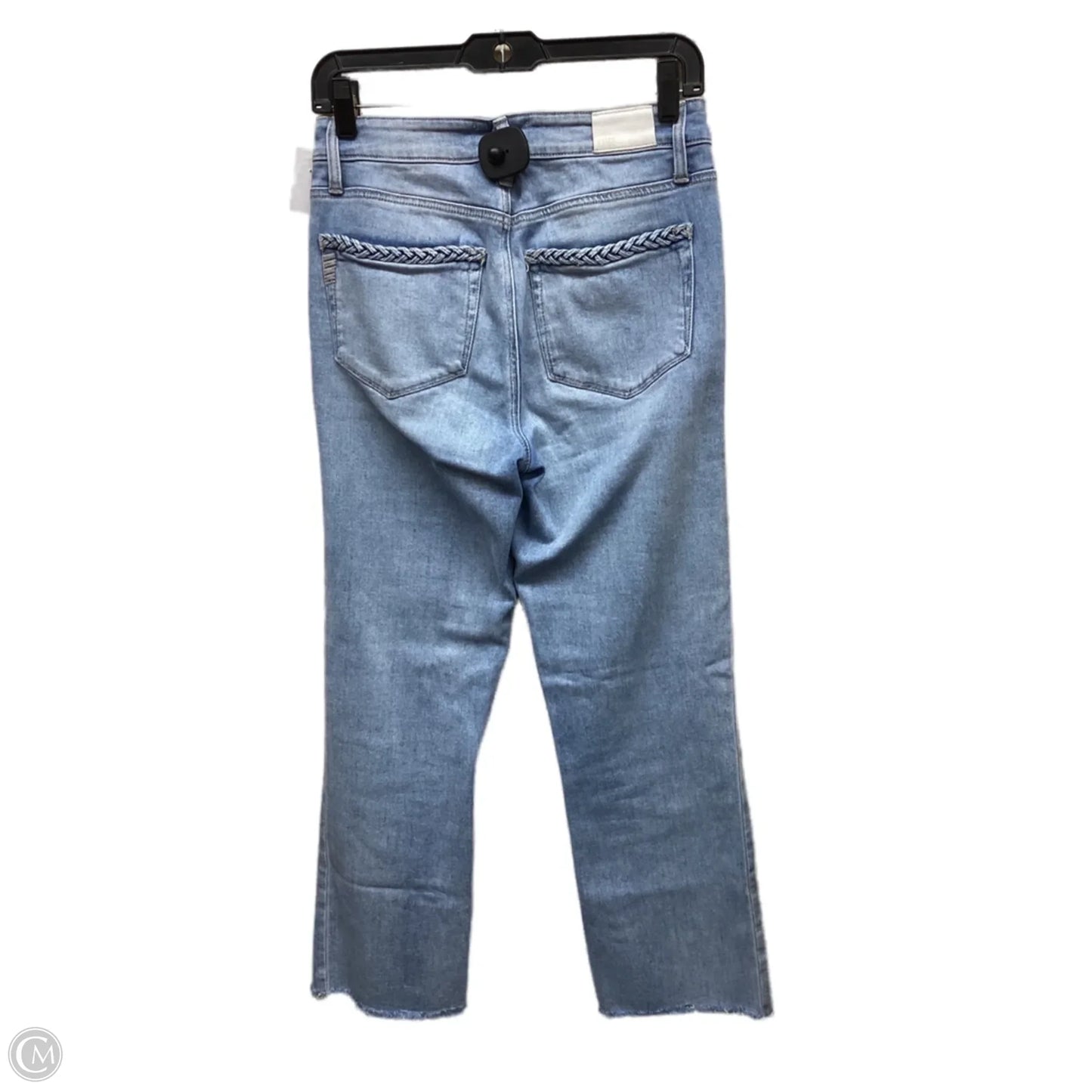 Jeans Flared By Paige In Blue Denim, Size: 4