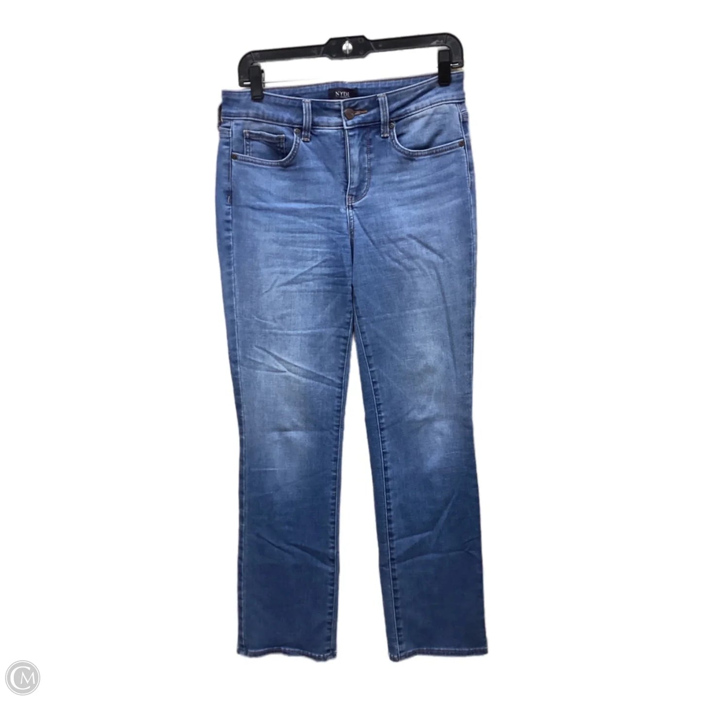 Jeans Straight By Not Your Daughters Jeans In Blue Denim, Size: 4