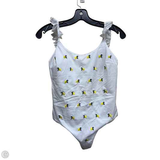 Swimsuit By Clothes Mentor In White, Size: L