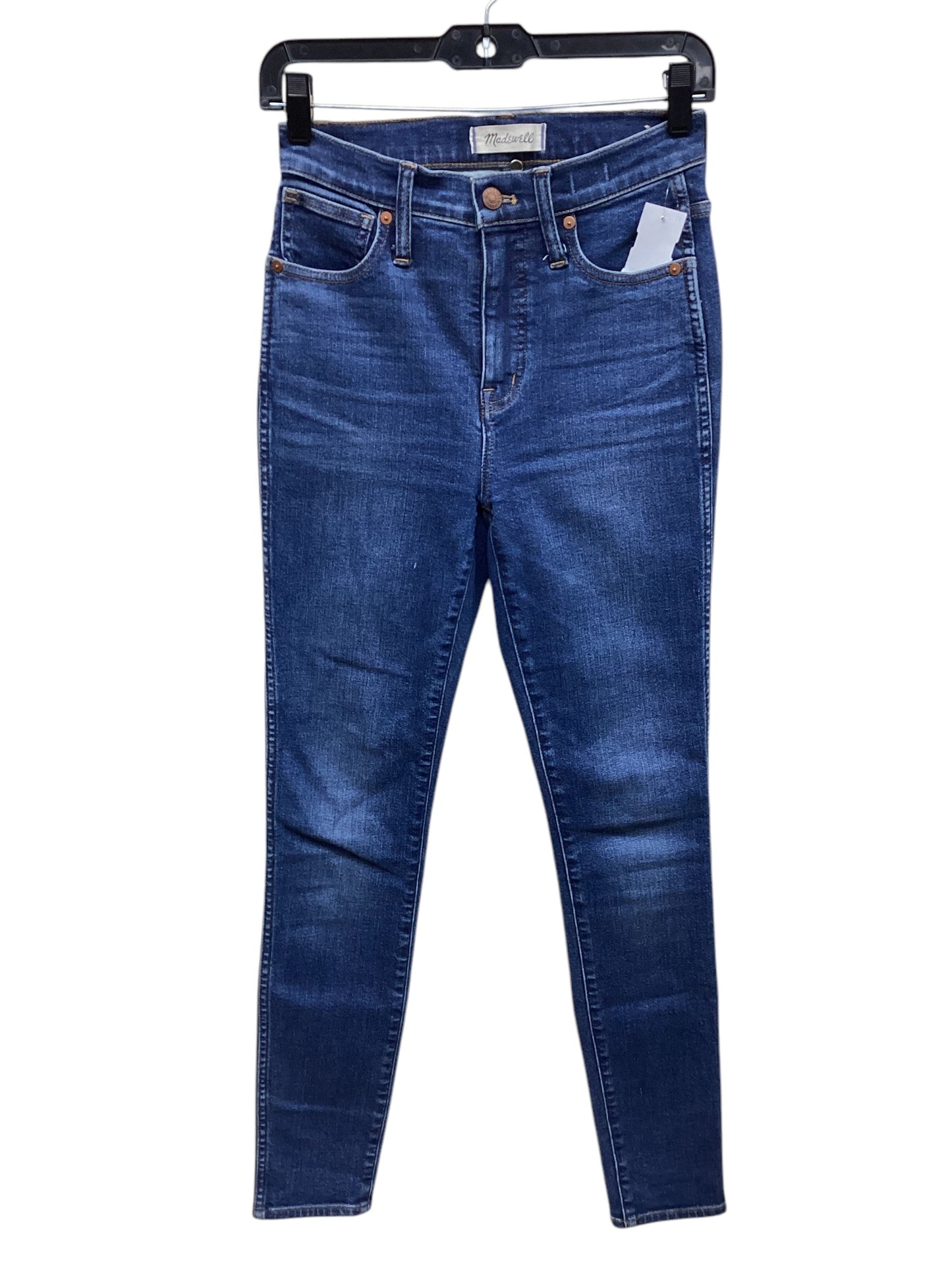 Jeans Skinny By Madewell In Blue Denim, Size: 0