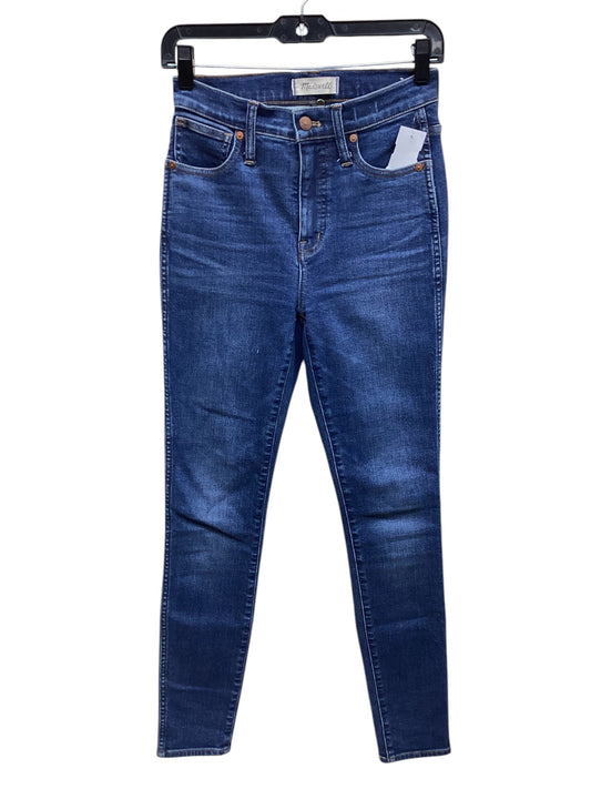 Jeans Skinny By Madewell In Blue Denim, Size: 0