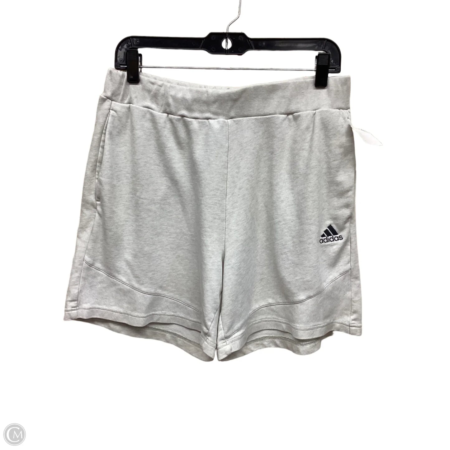 Athletic Shorts By Adidas In Beige, Size: L