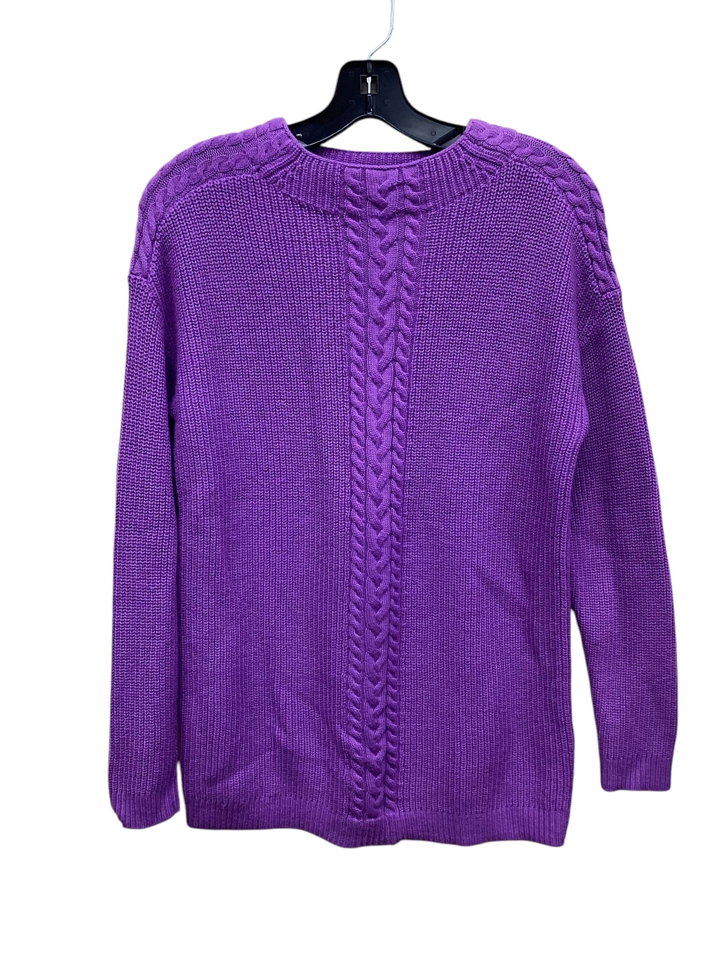 Sweater By Talbots In Purple, Size: S