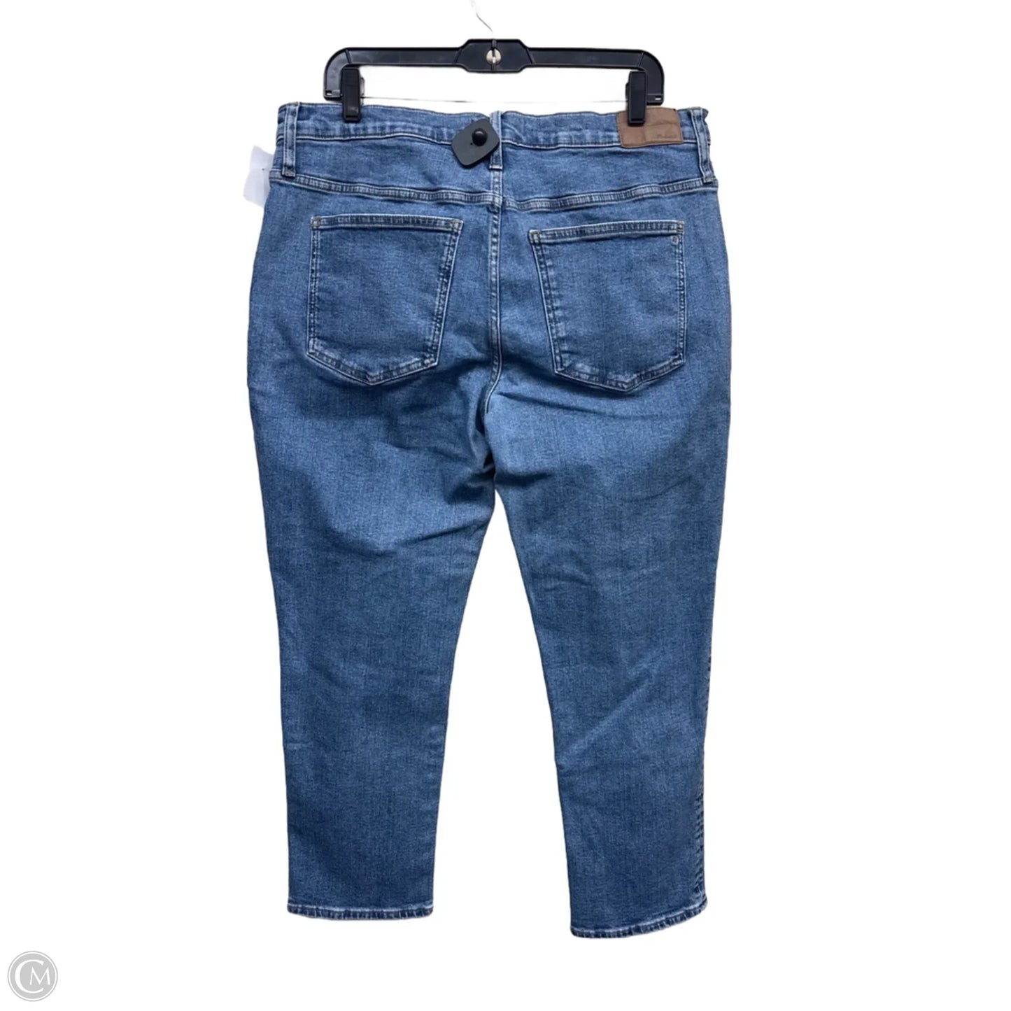 Jeans Straight By Madewell In Blue Denim, Size: 14