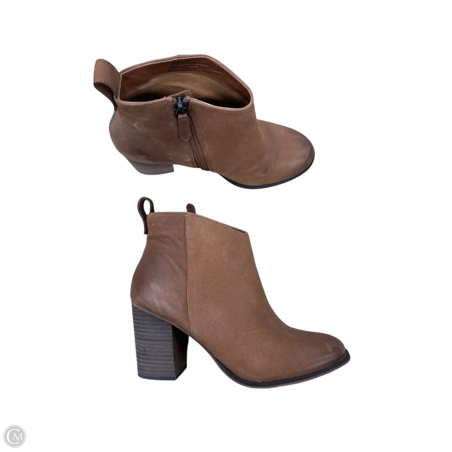 Boots Ankle Heels By Bp In Brown, Size: 7.5