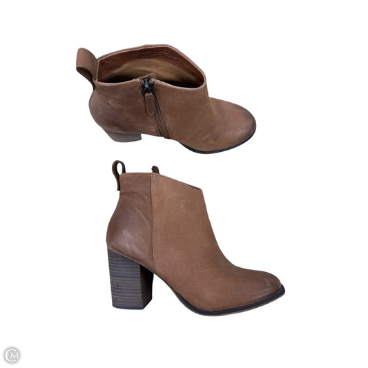 Boots Ankle Heels By Bp In Brown, Size: 7.5