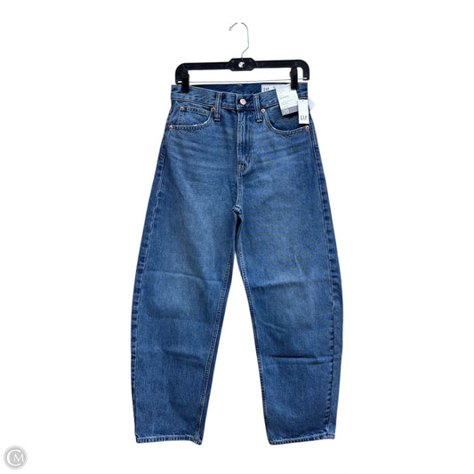 Jeans Wide Leg By Gap In Blue Denim, Size: 2