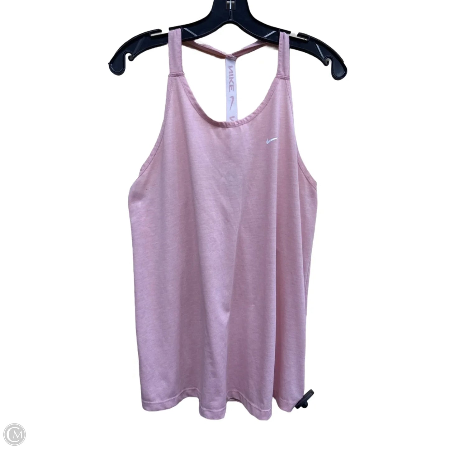 Athletic Tank Top By Nike Apparel In Pink, Size: L
