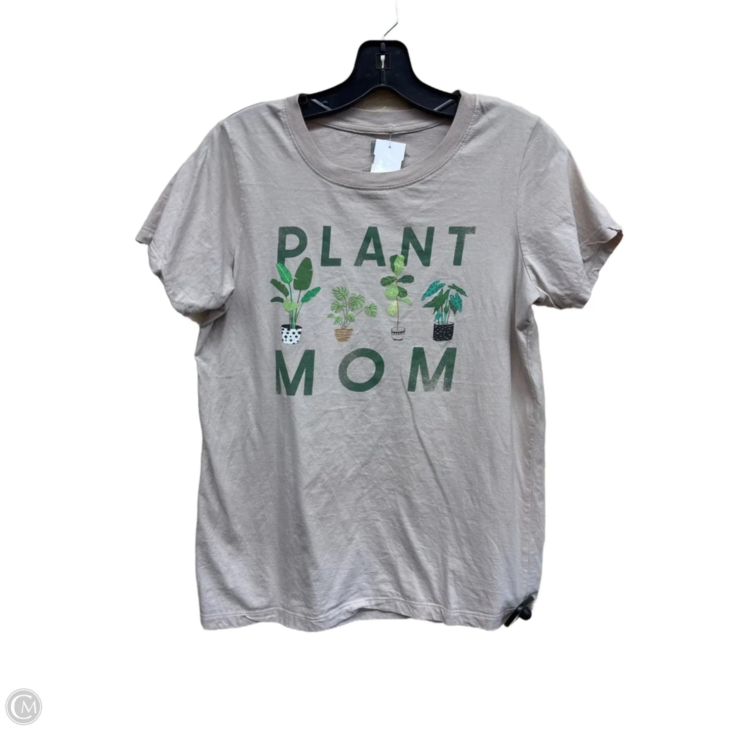 Top Short Sleeve By Clothes Mentor In Brown & Green, Size: S