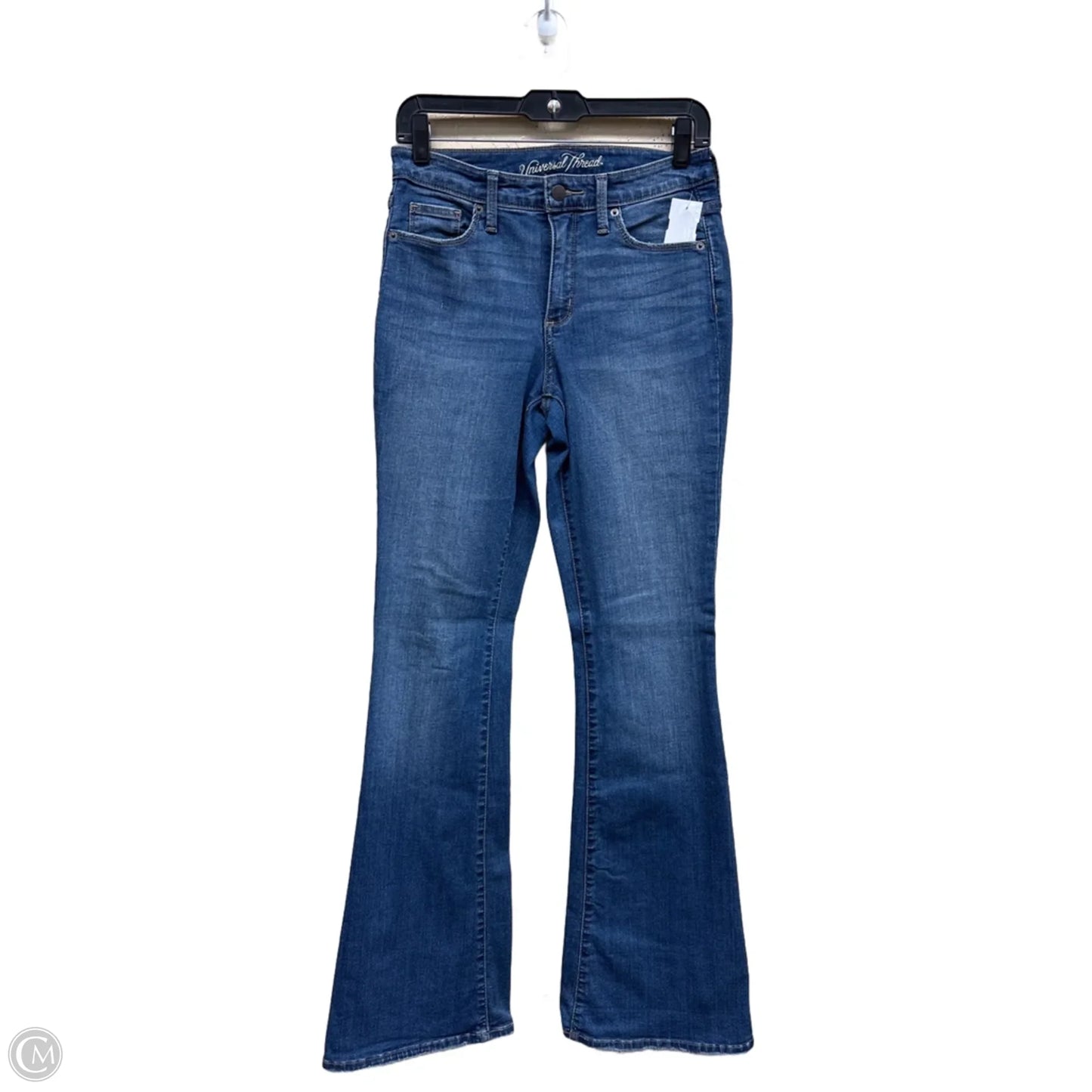 Jeans Flared By Universal Thread In Blue Denim, Size: 4