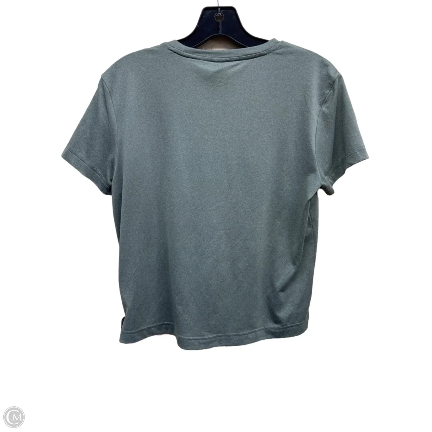 Athletic Top Short Sleeve By Adidas In Green, Size: Xs