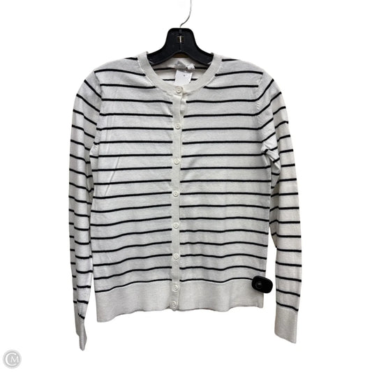 Cardigan By Gap In Striped Pattern, Size: M