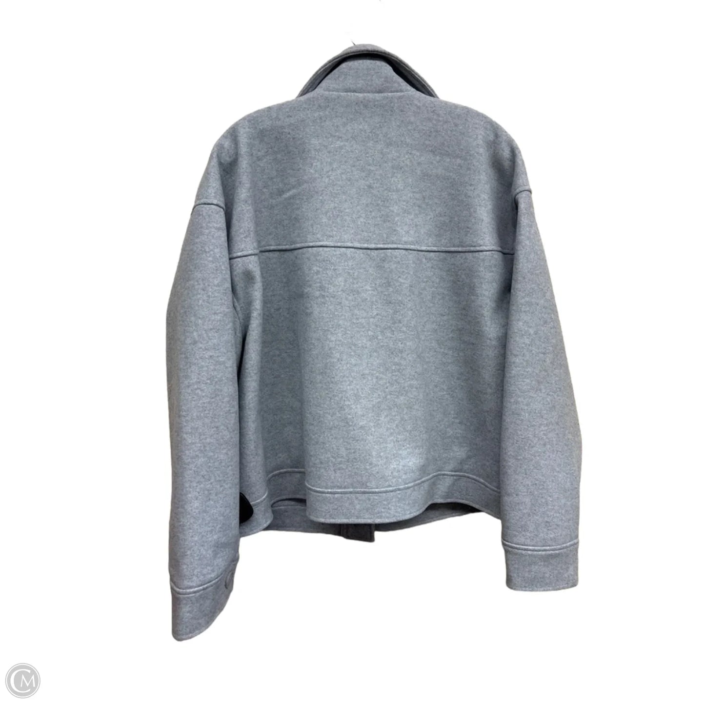 Jacket Fleece By Nine West In Grey, Size: 0