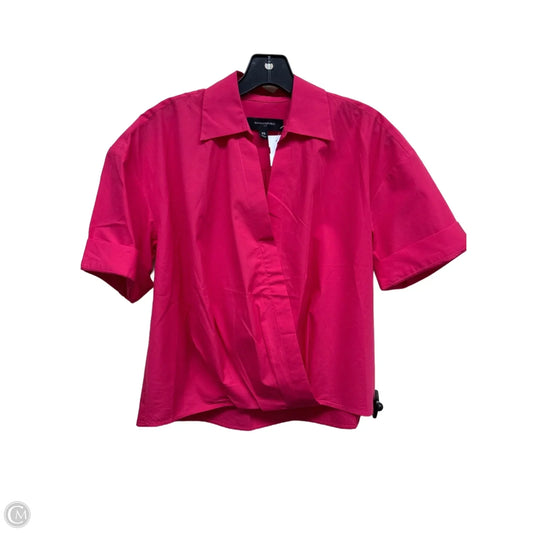 Top Short Sleeve By Banana Republic In Pink, Size: Xs