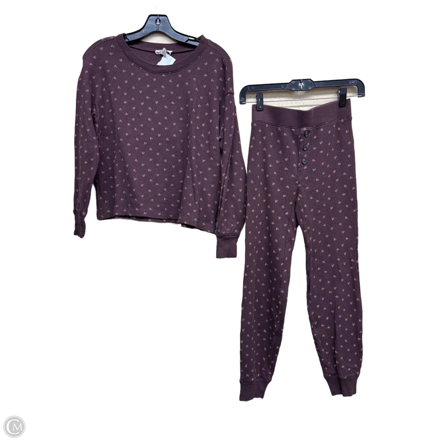 Pajamas 2pc By Madewell In Floral Print, Size: Xs