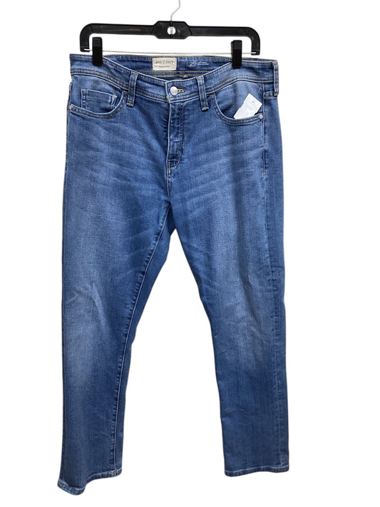 Jeans Straight By Pilcro In Blue Denim, Size: 8