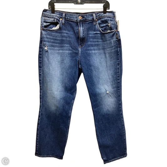 Jeans Straight By Silver In Blue Denim, Size: 16
