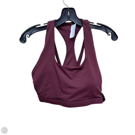 Athletic Bra By Fabletics In Maroon, Size: L