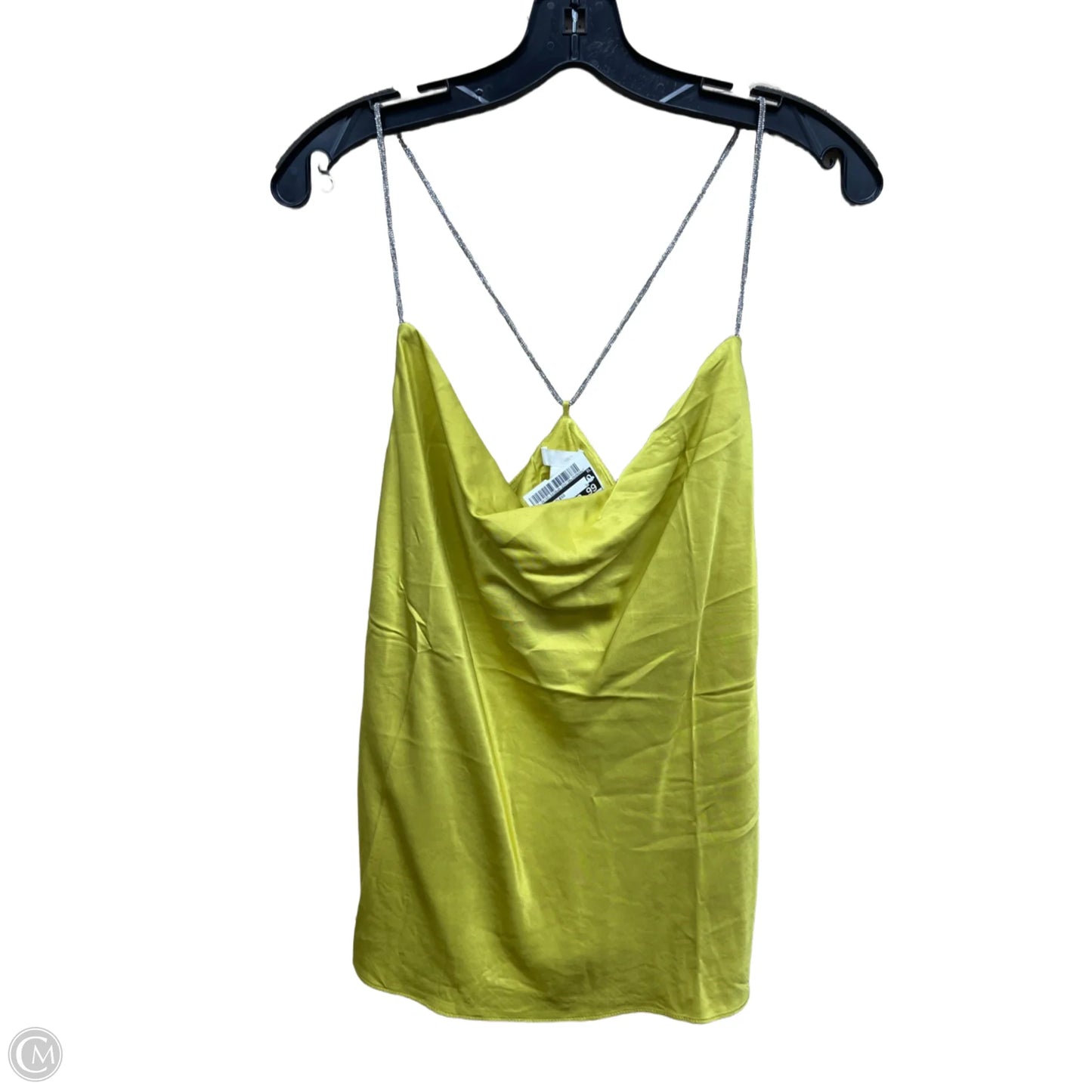 Top Sleeveless By H&m In Green, Size: M