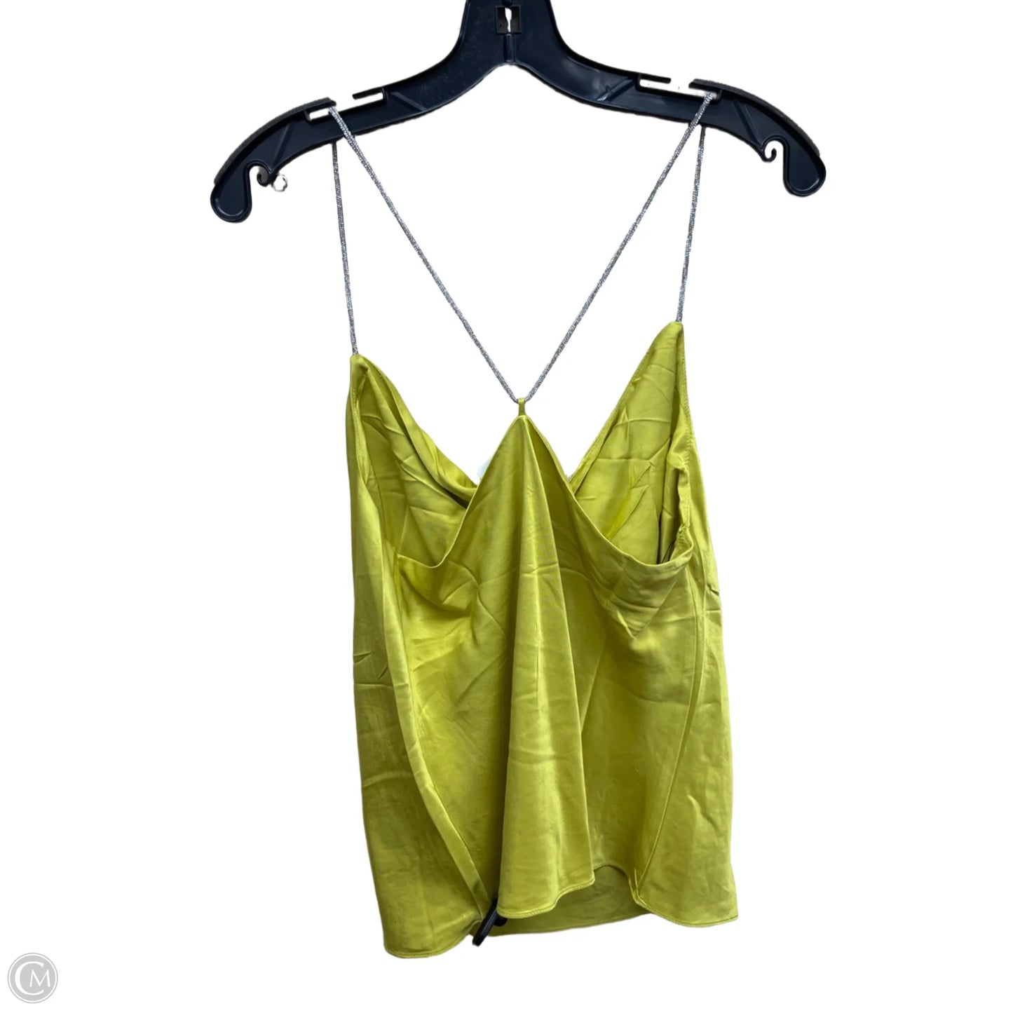 Top Sleeveless By H&m In Green, Size: M