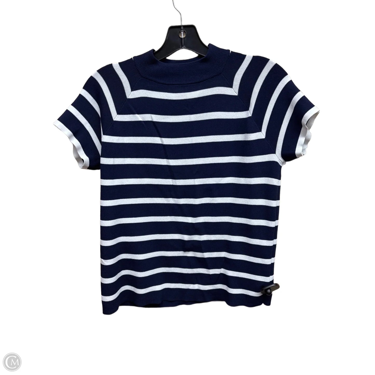 Top Short Sleeve By Clothes Mentor In Striped Pattern, Size: L