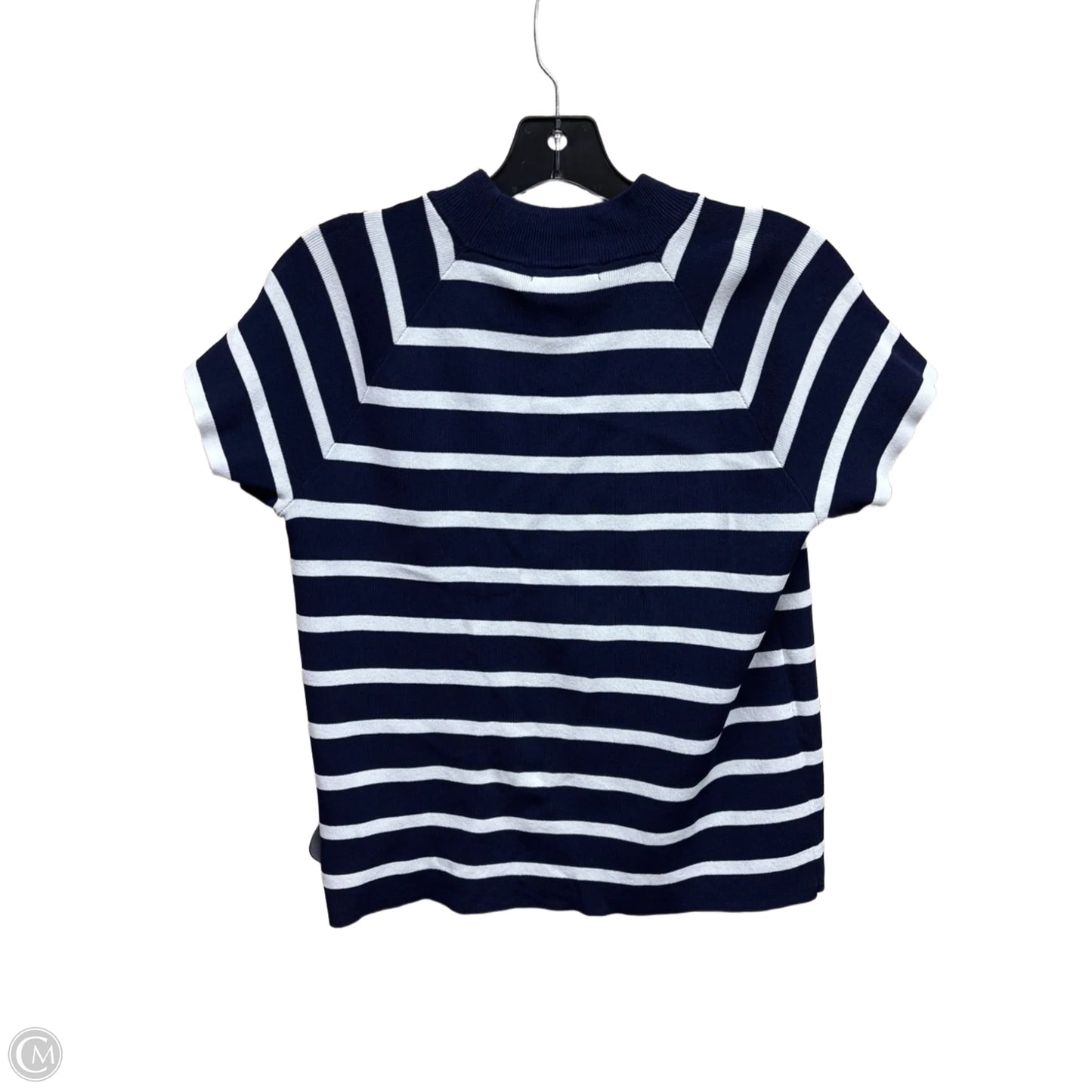 Top Short Sleeve By Clothes Mentor In Striped Pattern, Size: L