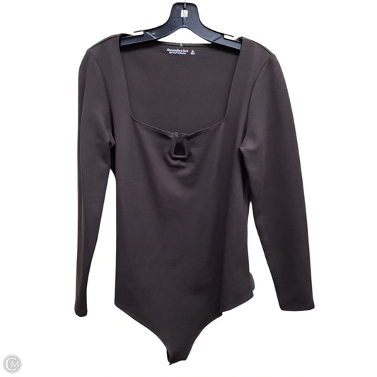 Bodysuit By Abercrombie And Fitch In Brown, Size: Xl