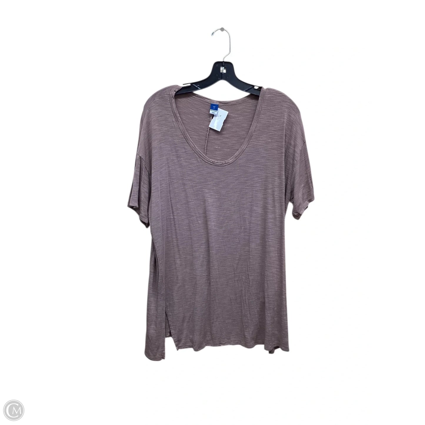 Top Short Sleeve By Old Navy In Brown, Size: M