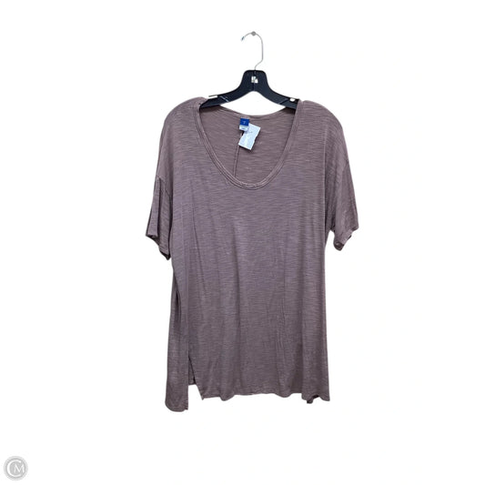 Top Short Sleeve By Old Navy In Brown, Size: M