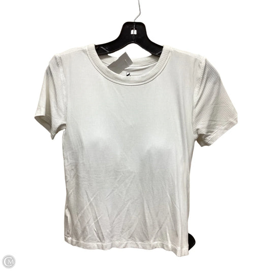 Top Short Sleeve By Lou And Grey In White, Size: M