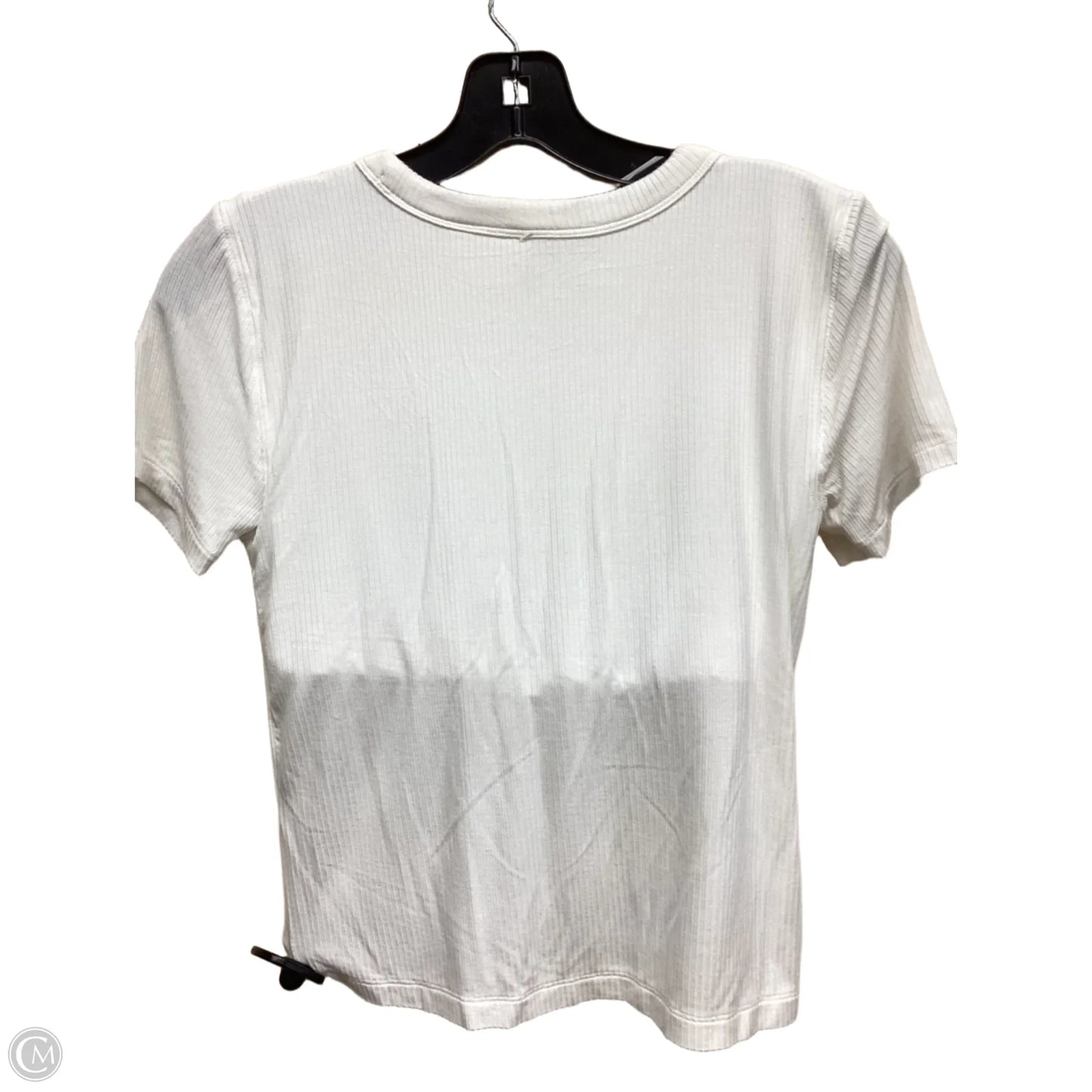 Top Short Sleeve By Lou And Grey In White, Size: M