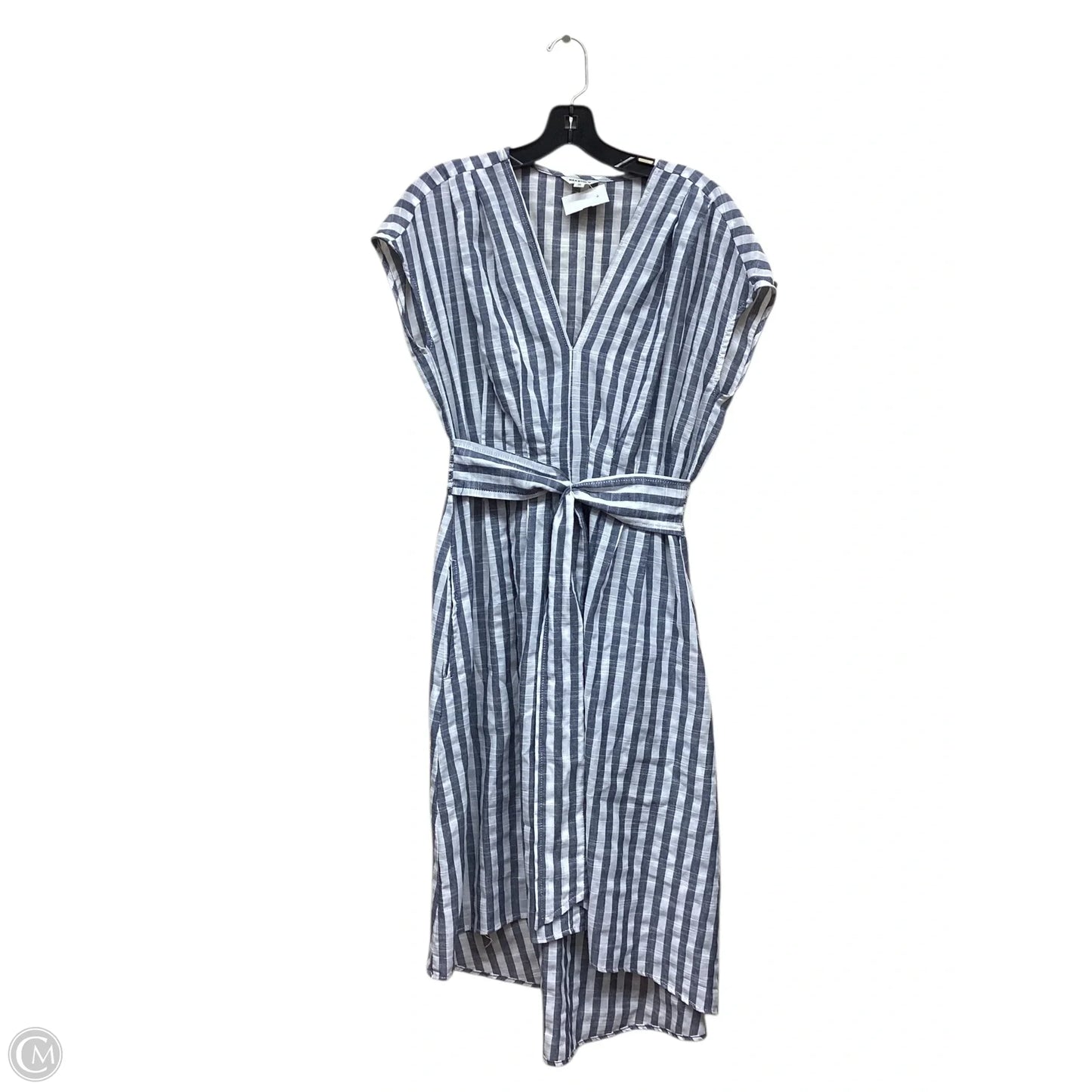 Dress Casual Midi By Max Studio In Striped Pattern, Size: M