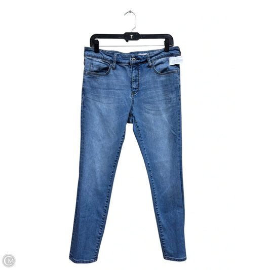 Jeans Skinny By Pilcro In Blue Denim, Size: 12