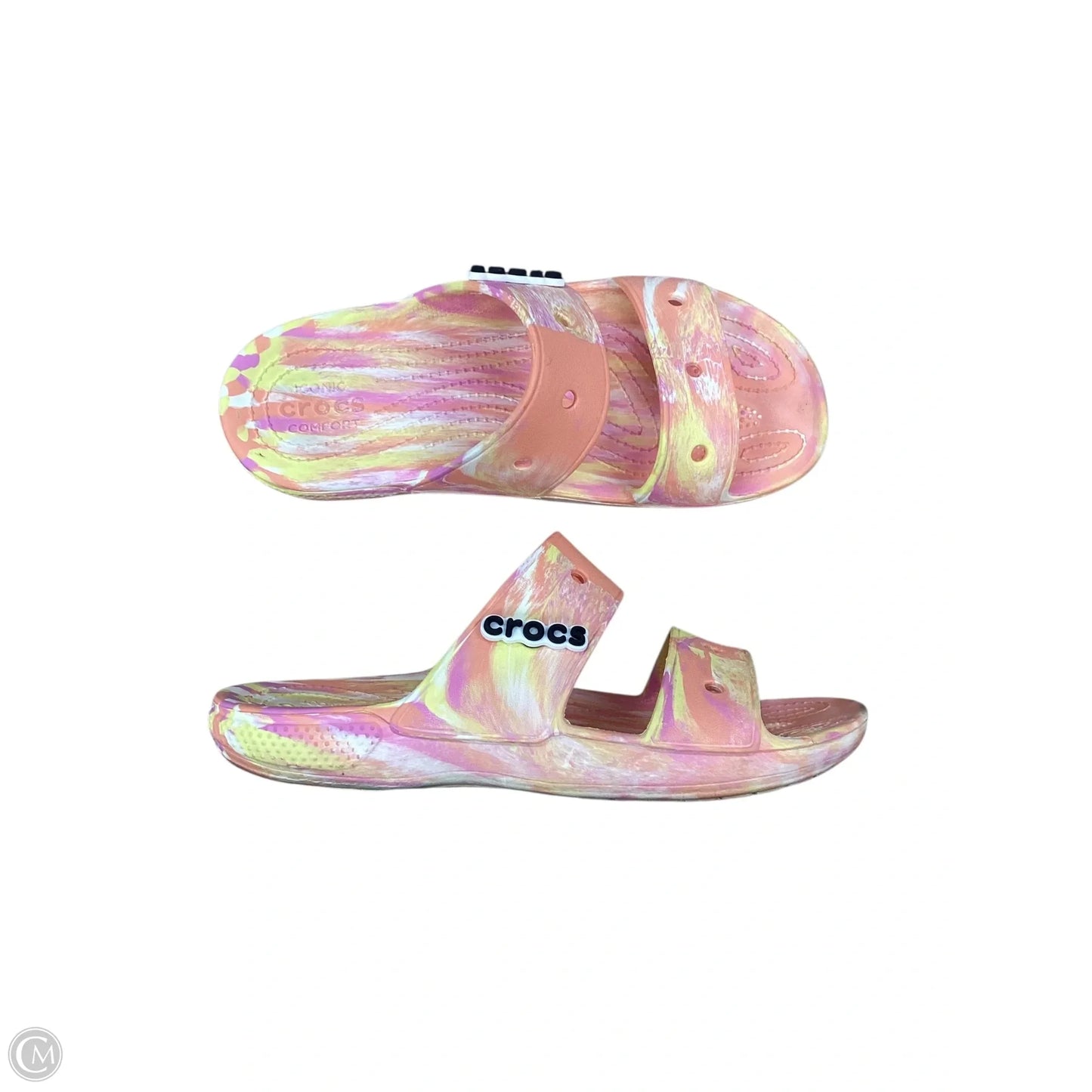 Sandals Sport By Crocs In Multi-colored, Size: 10