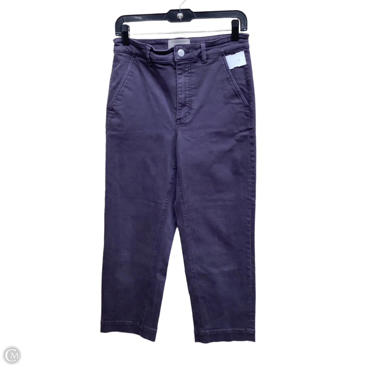 Jeans Wide Leg By Everlane In Purple Denim, Size: 6