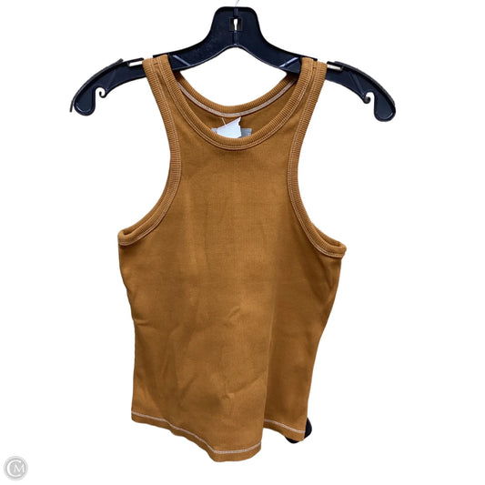 Top Sleeveless By Everlane In Orange, Size: S