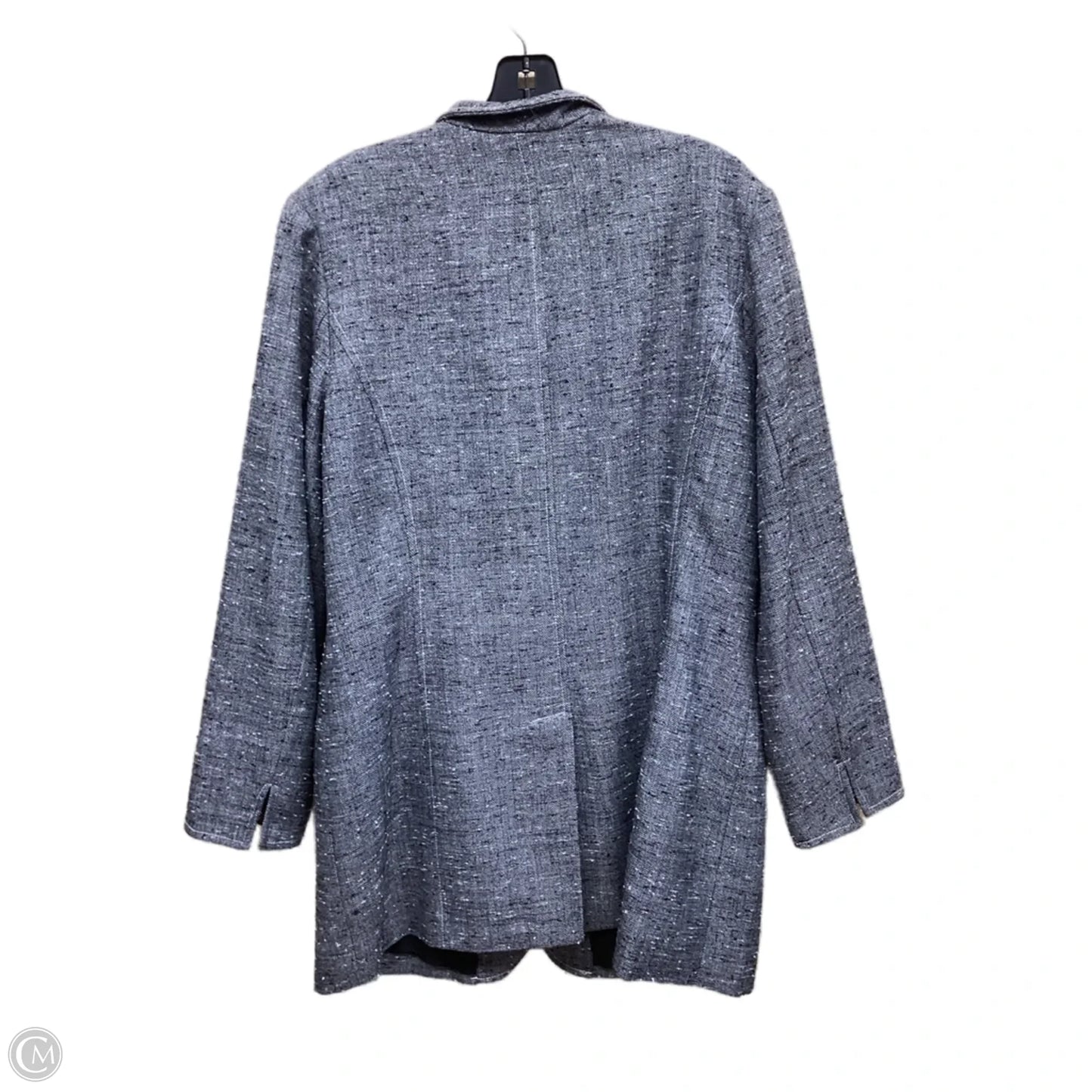 Coat Peacoat By Coldwater Creek In Grey, Size: 12