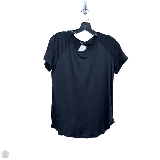 Athletic Top Short Sleeve By Lululemon In Black
