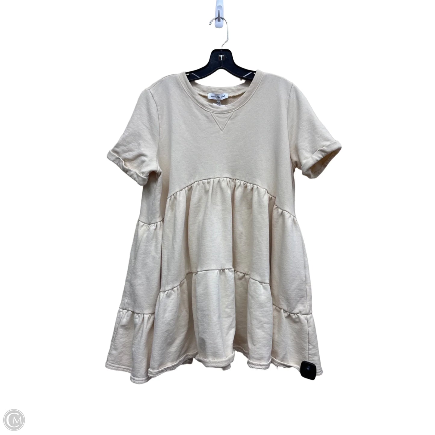 Dress Casual Short By Clothes Mentor In Beige, Size: L