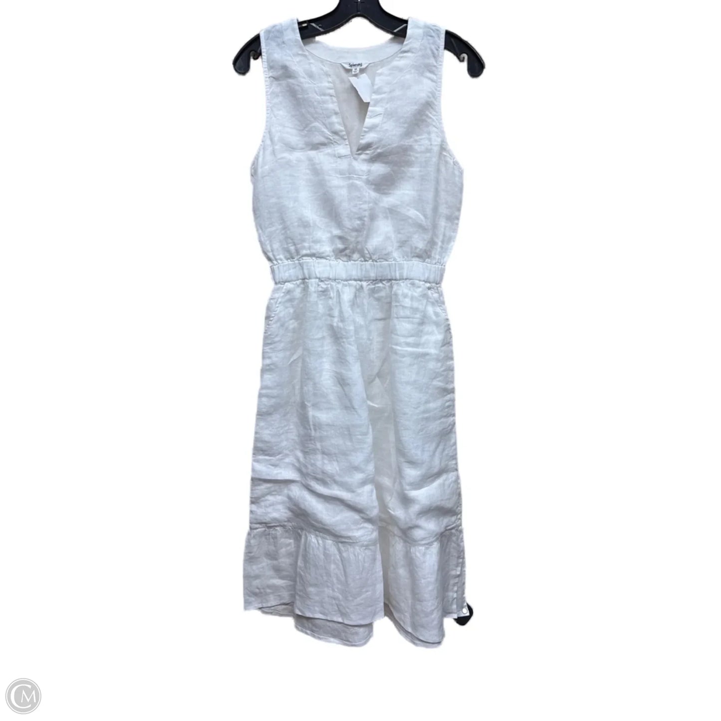Dress Casual Maxi By Splendid In White, Size: Xs