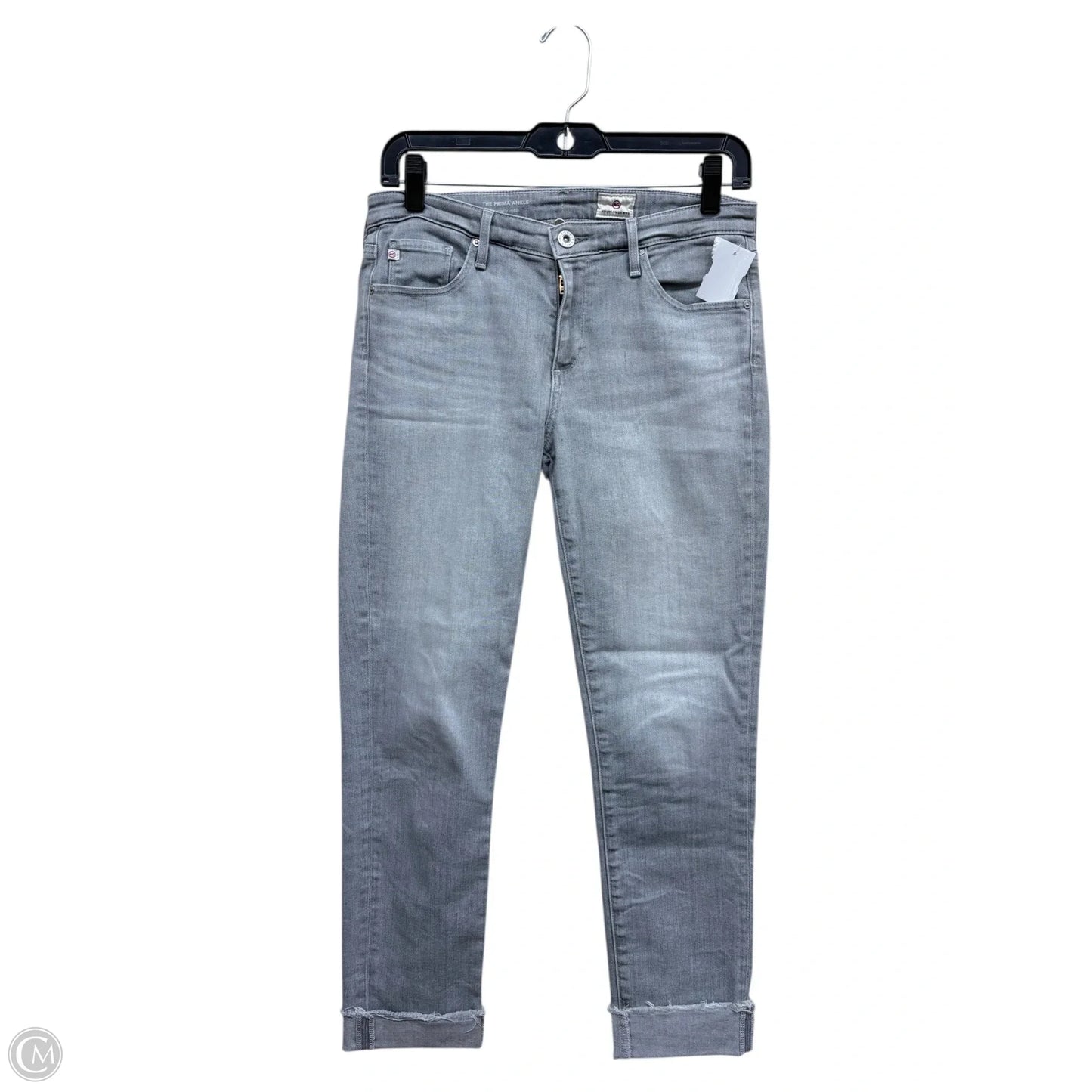 Jeans Skinny By Adriano Goldschmied In Grey Denim, Size: 6