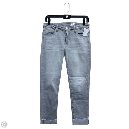 Jeans Skinny By Adriano Goldschmied In Grey Denim, Size: 6