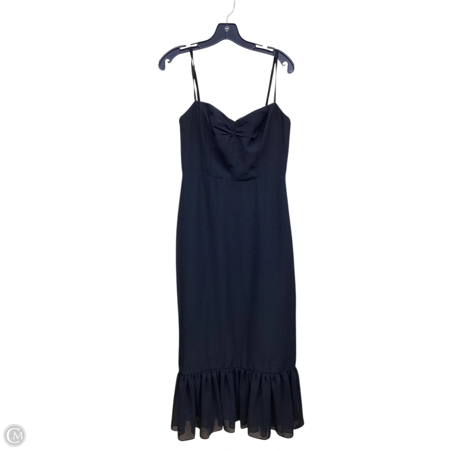 Dress Party Midi By Clothes Mentor In Black, Size: 8