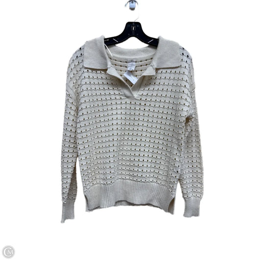 Sweater Cardigan By Joie In Beige, Size: S