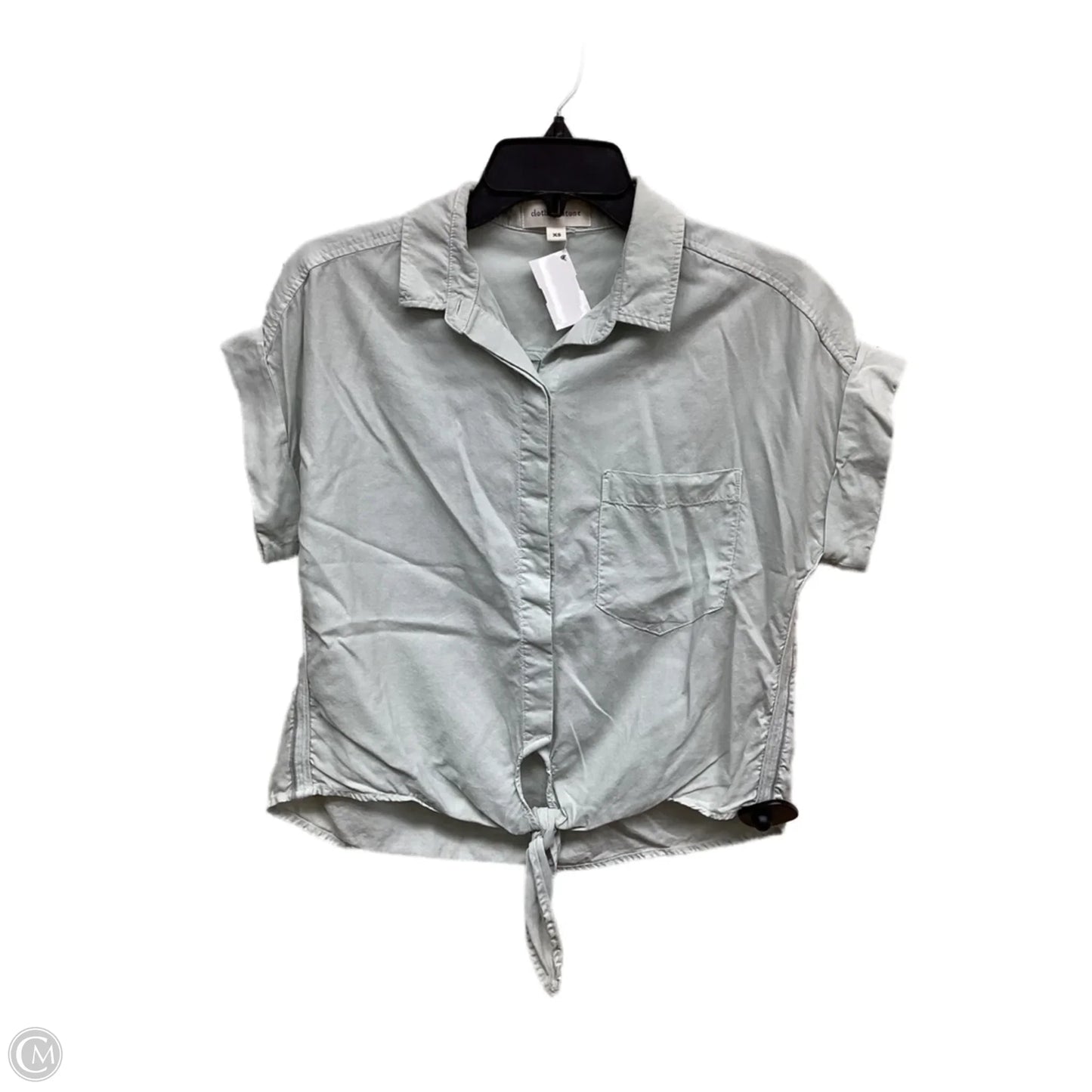 Top Short Sleeve By Cloth & Stone In Green, Size: Xs